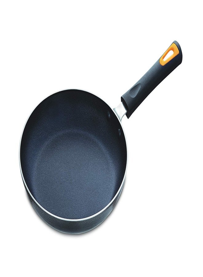 Anjali Diamond Dura Non-Stick Taper Pan Without Lid, 24.5cm, Black
